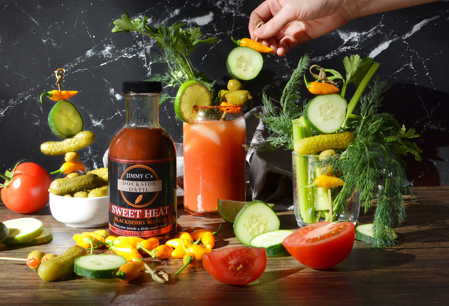 Sweet Heat Blackberry Mango Datil Sauce