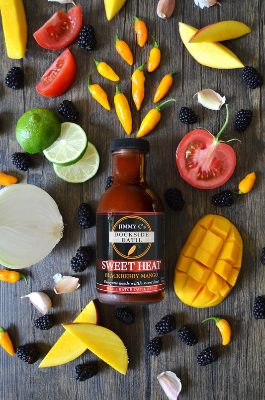 Sweet Heat Blackberry Mango Datil Sauce